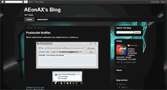 Desktop Screenshot of aeonax.com