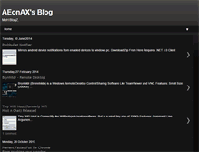 Tablet Screenshot of aeonax.com